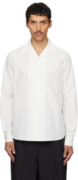 Jil Sander Off-White Camp Collar Shirt