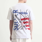 Adidas Men's Graphic T-Shirt in Light Grey Heather