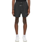 Essentials Black Volley Shorts