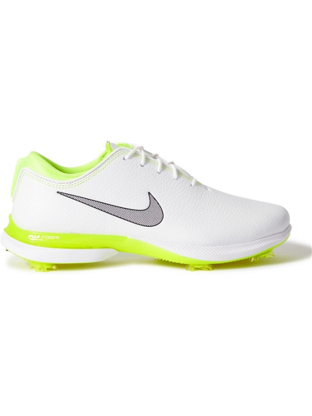 Photo: Nike Golf - Air Zoom Victory Tour 2 Full-Grain Leather Golf Shoes - White