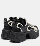 Noir Kei Ninomiya x Reebok embellished platform sneakers