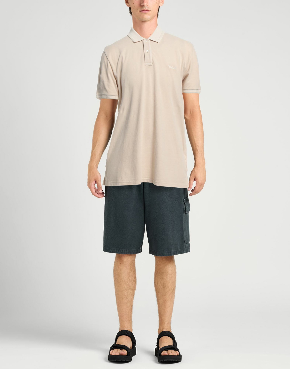 Woolrich Mens Polo shirt in Beige