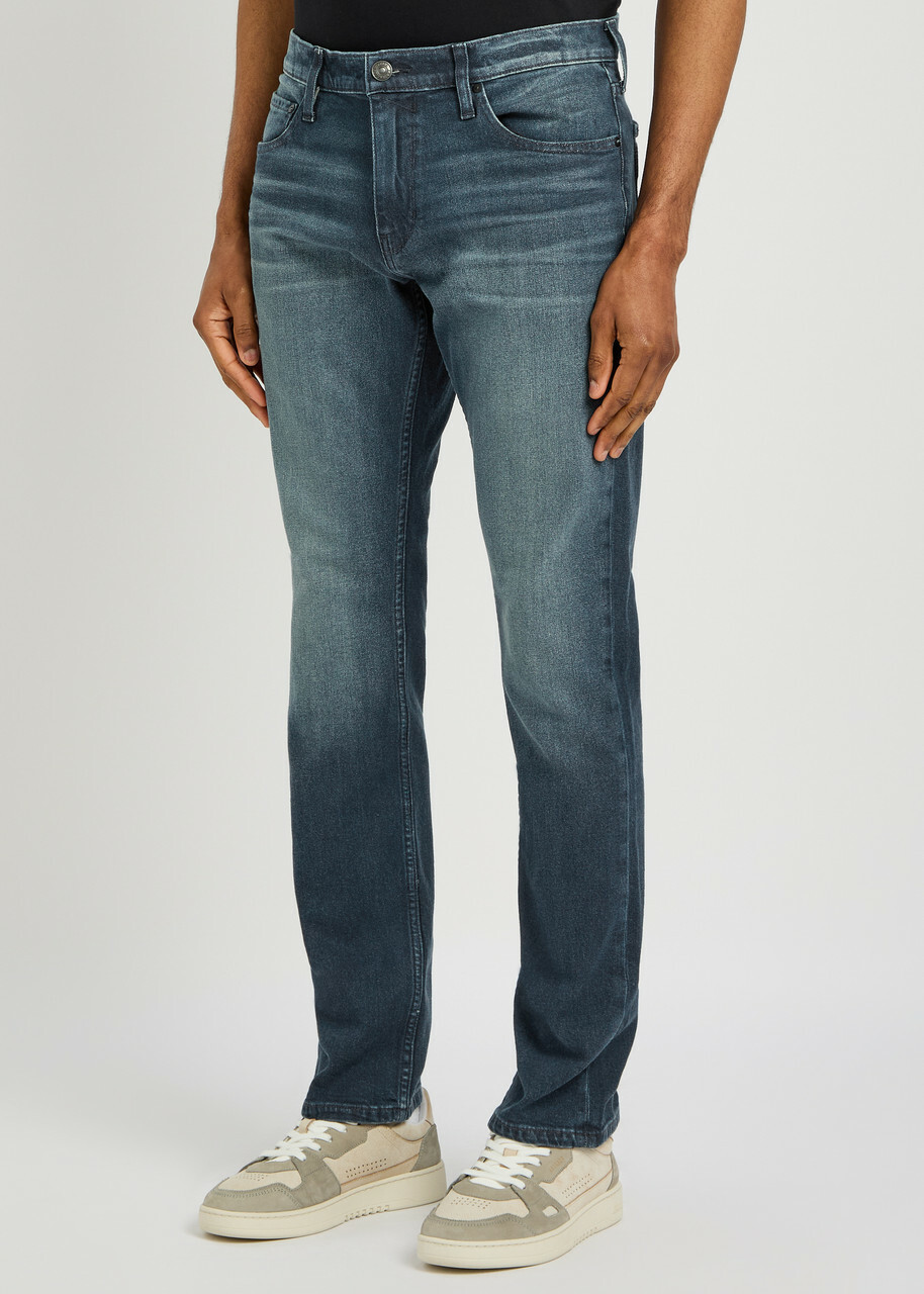 Paige Federal Slim Straight-leg Jeans Indigo Paige