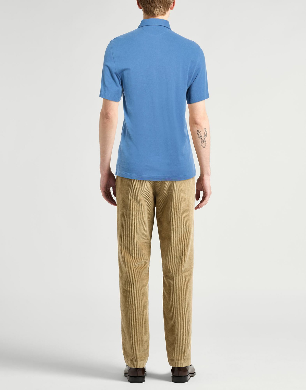 Brunello Cucinelli Mens Polo shirt Azure