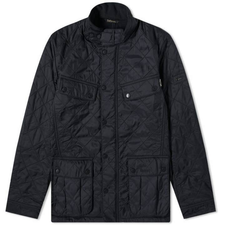 Photo: Barbour Men's International Ariel Polarquilt Jacket in Navy