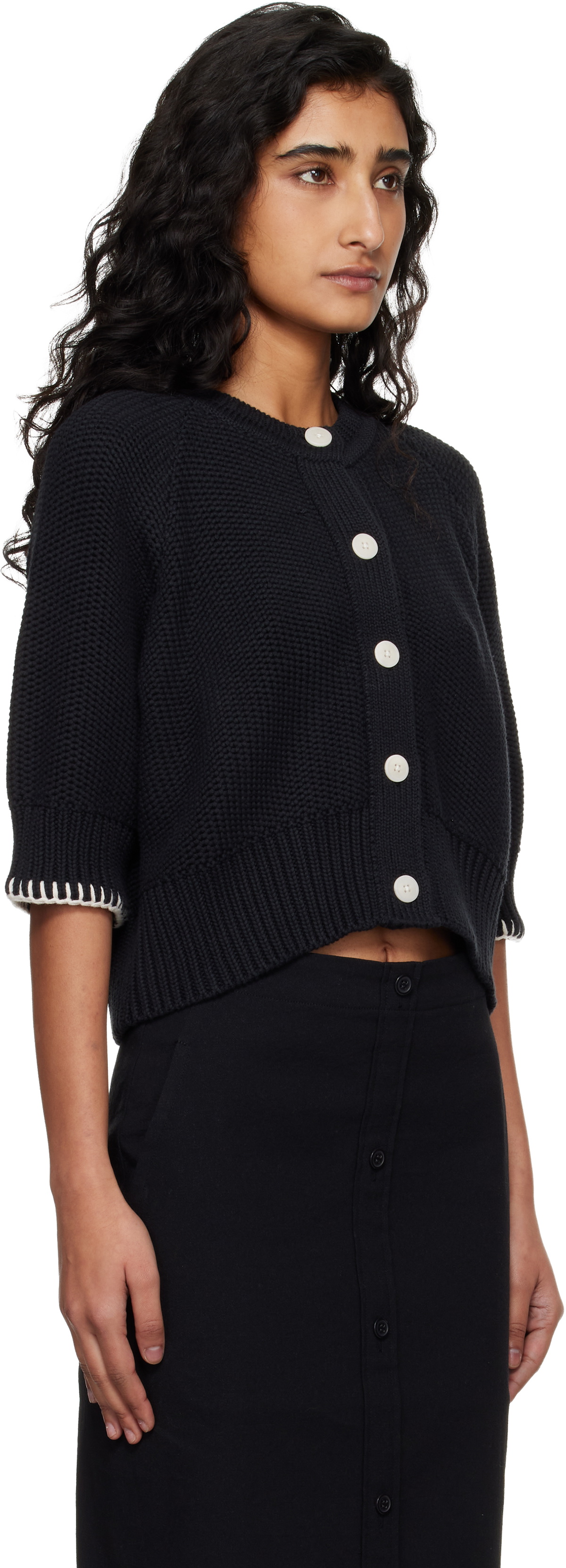 YMC Black Kwai Cardigan