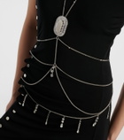 Rabanne Crystal-embellished body chain