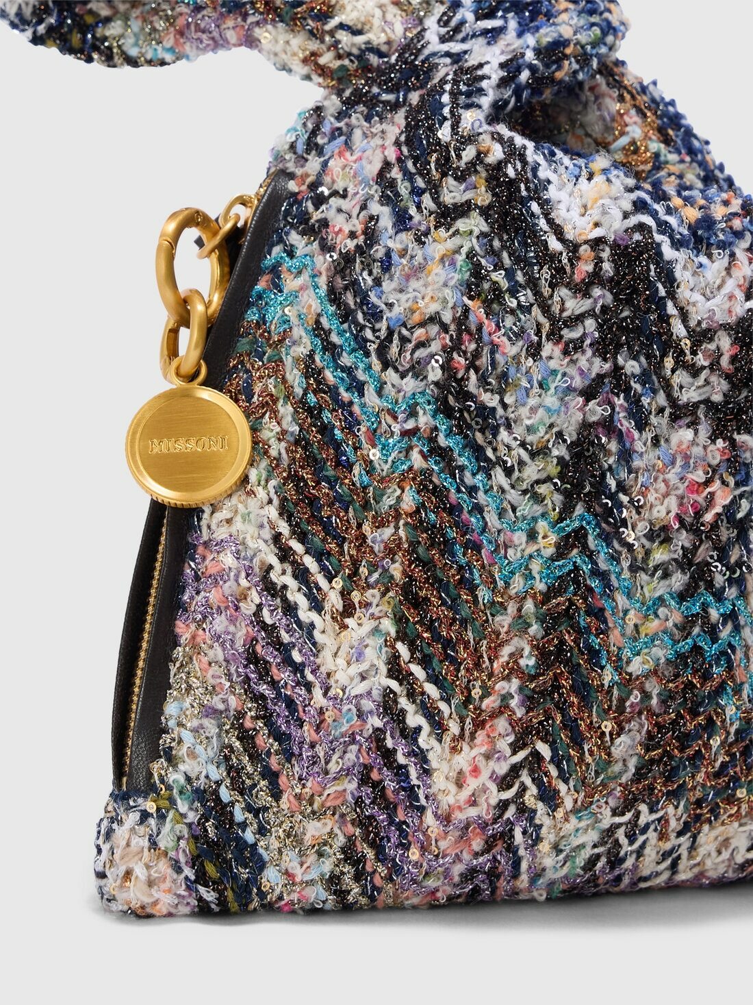 Missoni - Handbag in wool blend, Women, Multicoloured
