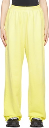 Balenciaga Yellow Large Fit Lounge Pants