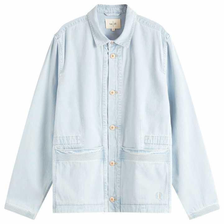 Photo: Folk Men's Anniversary Jacket in Light Denim