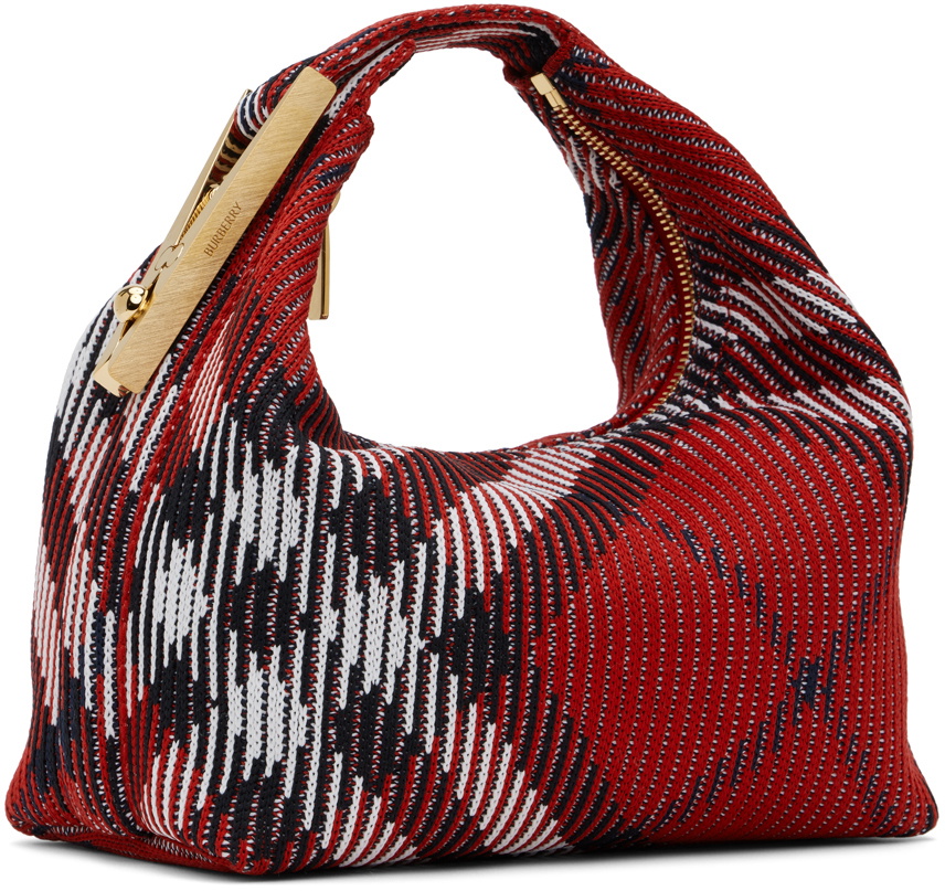 Burberry Red Mini Peg Duffle Bag Burberry