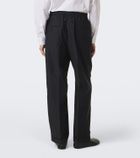 Maison Margiela Cotton and silk-blend straight pants
