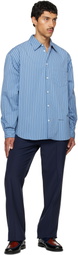 Marni Blue Striped Shirt