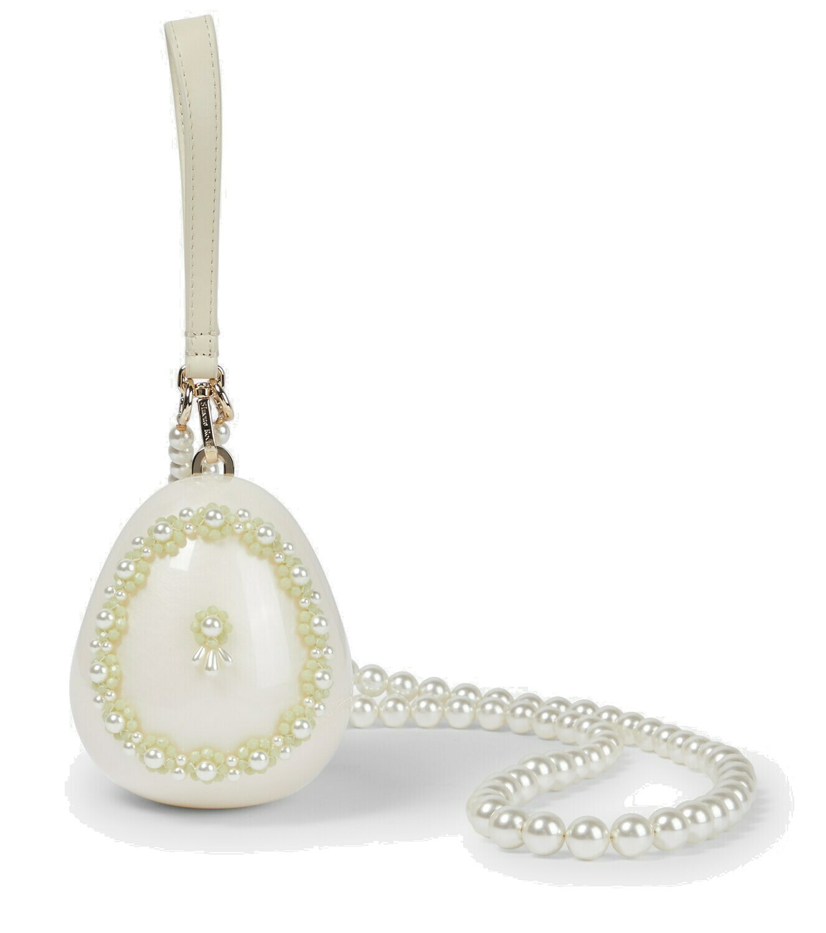 Simone Rocha - Micro Egg pearl-embellished clutch Simone Rocha