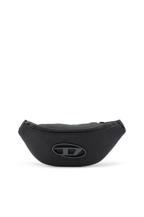 Photo: Diesel Holi-D - Belt bag in nylon with internal pocket - Belt bags - Unisex - Black