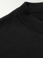 UNDERCOVER - Printed Cotton-Jersey Sweatshirt - Black