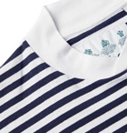Barbour White Label - Inver Striped Cotton-Jersey T-Shirt - Blue