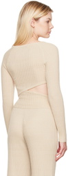 WYNN HAMLYN Off-White Origami Long Sleeve T-Shirt