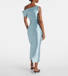 Solace London Ellison satin cocktail dress