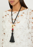 Timeless Pearly Tassel Beaded Necklace - Multicoloured - One Size