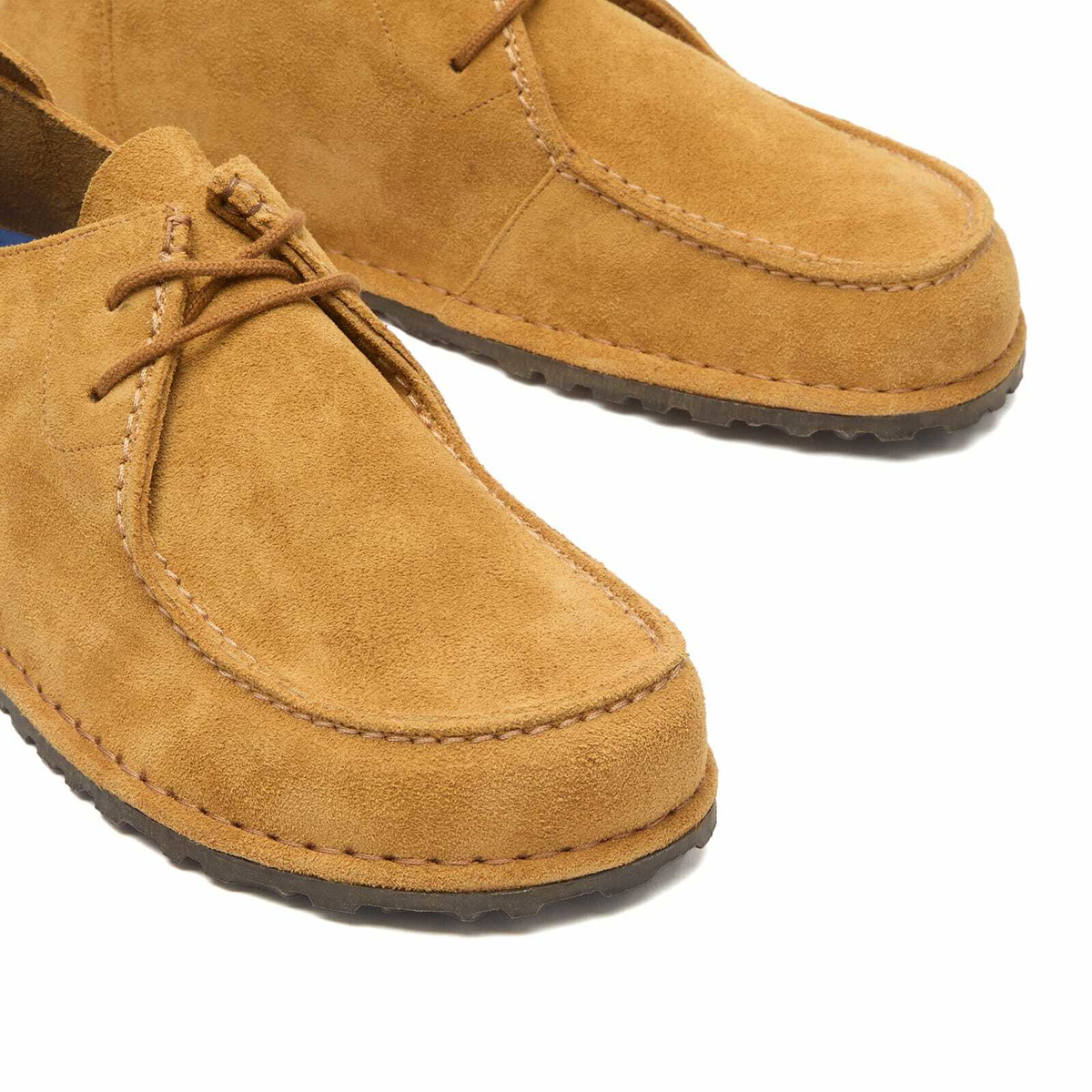 Birkenstock Men's Utti Lace in Cork Brown Suede