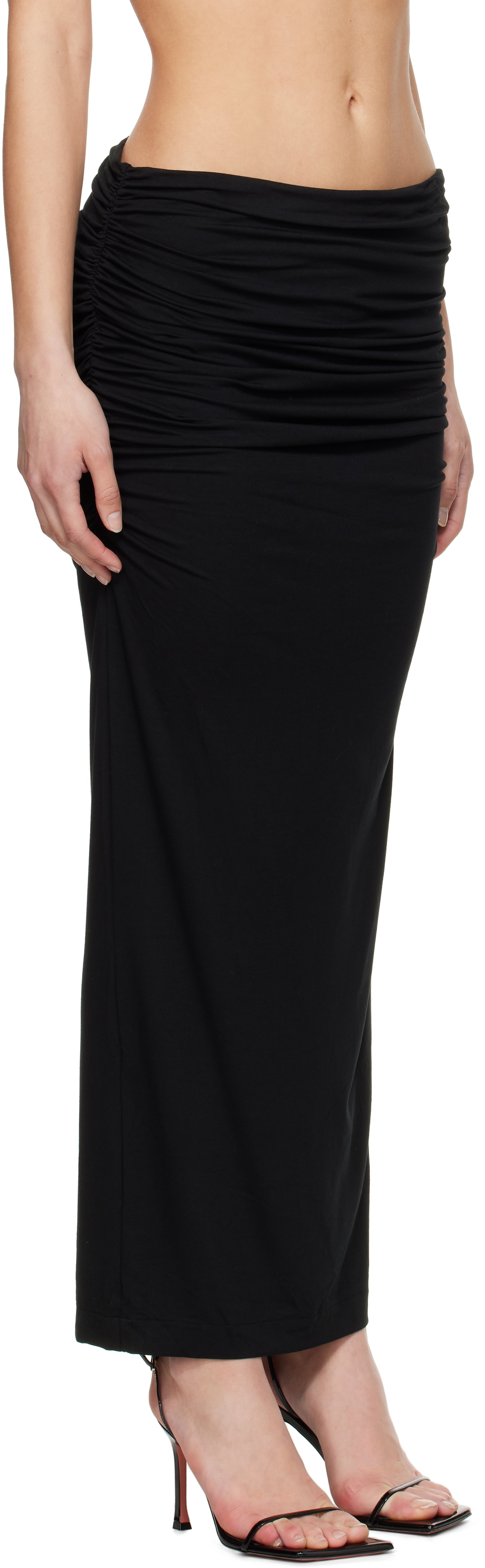 Entire Studios Black Surge Maxi Skirt