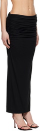 Entire Studios Black Surge Maxi Skirt