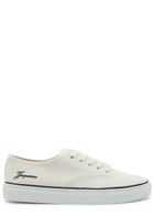 Jacquemus Les Fefe Logo-embroidered Canvas Sneakers White