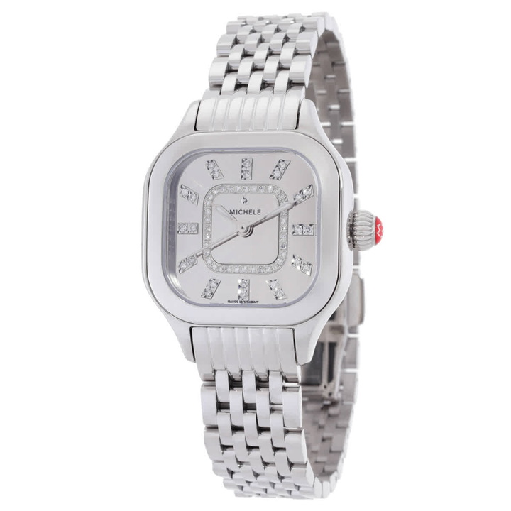Photo: Michele Meggie Quartz Diamond Silver Dial Ladies Watch MWW33B000012