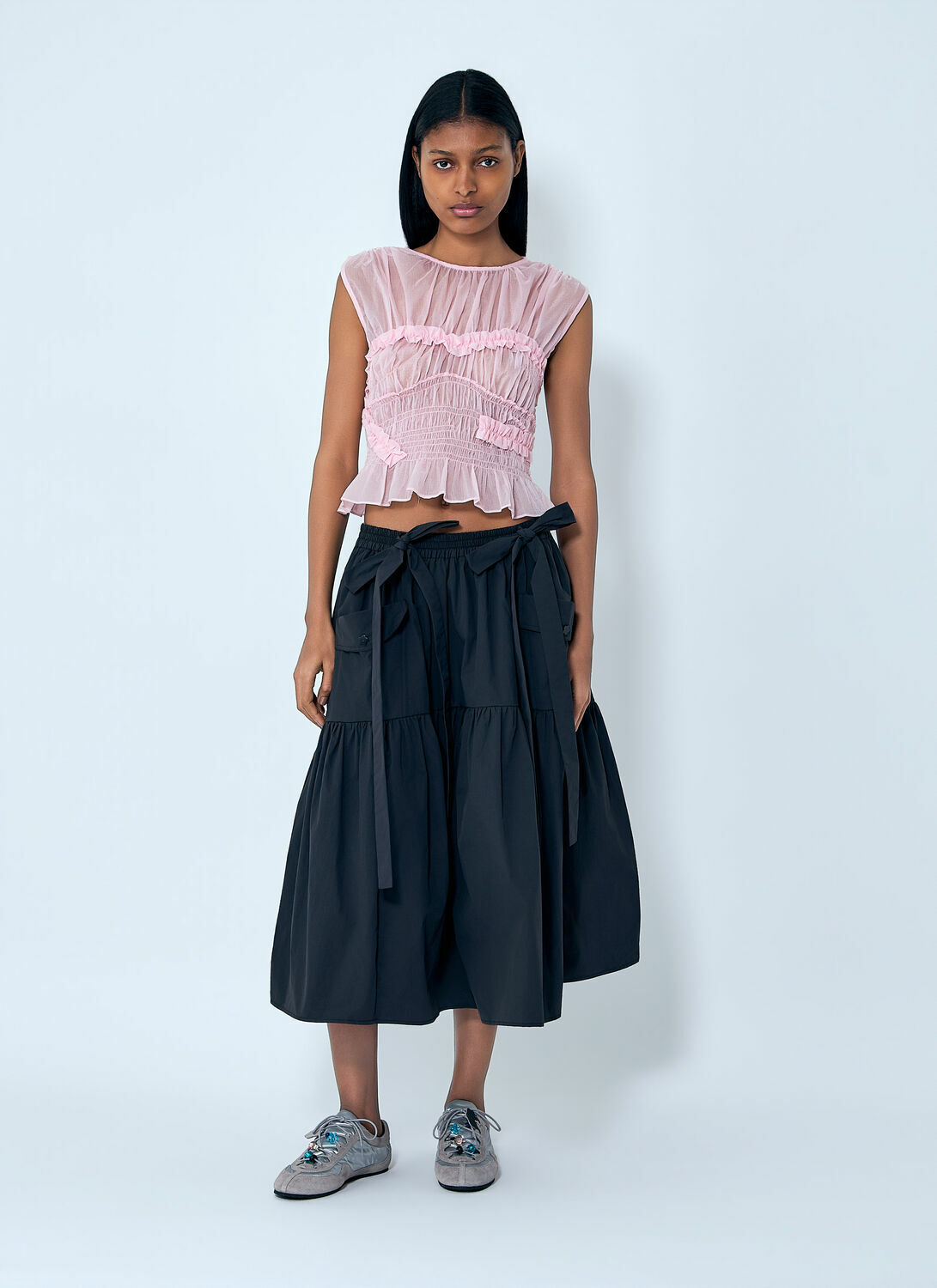 Cecilie Bahnsen CBcai Midi Skirt