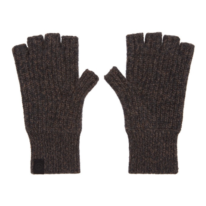 Photo: rag and bone Brown Ace Cashmere Mitts