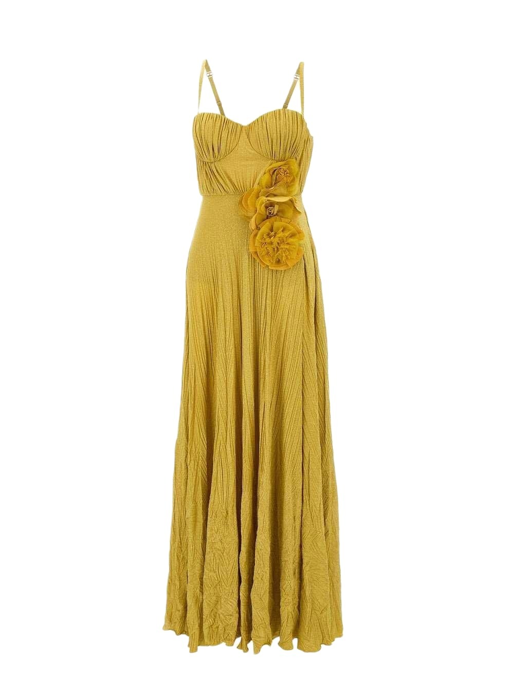 Elisabetta Franchi Antique Pink Viscose Dress Elisabetta Franchi