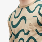 By Parra Men's Sound Waved T-Shirt in Tan