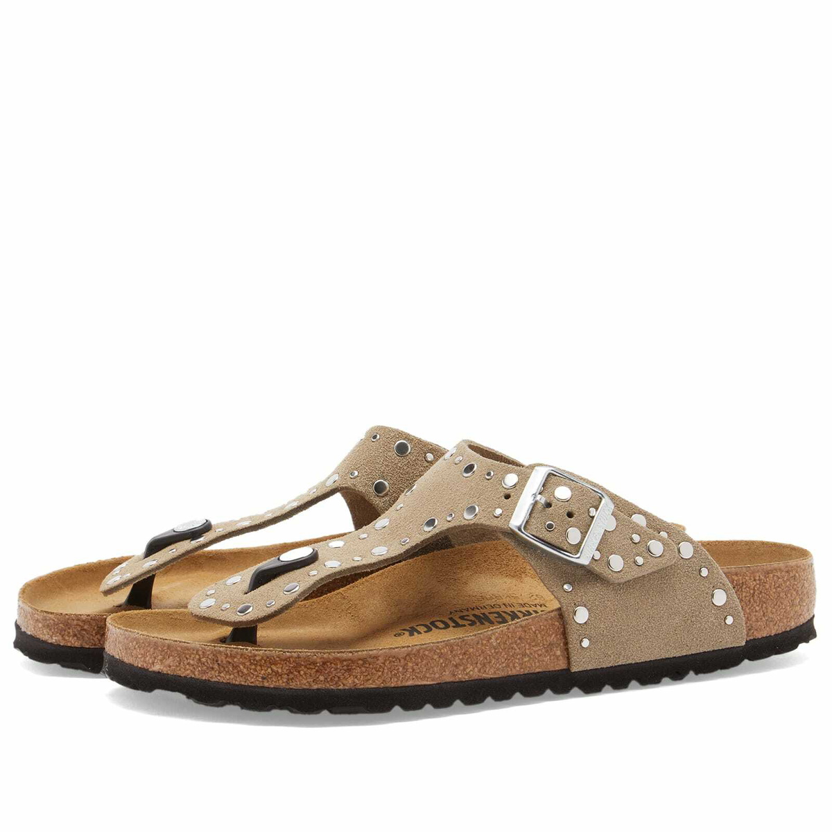 Birkenstock Women's Gizeh Rivet LEVE in Taupe