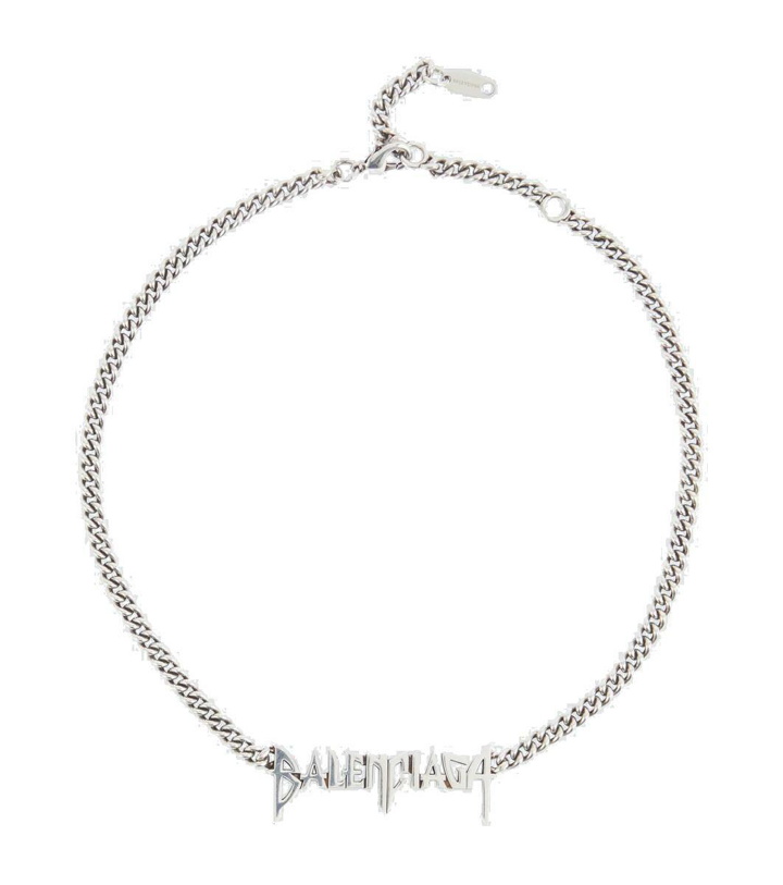 Photo: Balenciaga Logo necklace