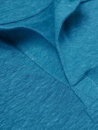 Vilebrequin - Pyramid Linen-Jersey Polo Shirt - Blue