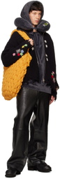 doublet Black Leather Basketball Pants