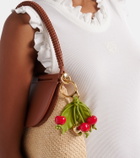 Loewe Paula's Ibiza Cherry leather-trimmed charm