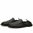 Studio Nicholson Men's Donovan Leather Elastic Back Loafer in Black