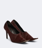 Khaite Marlene calf hair pumps