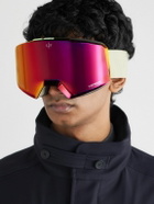 Loro Piana - Webbing-Trimmed Acetate Mirrored Ski Goggles