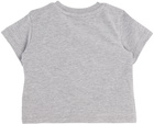 Moschino Baby Gray Football Teddy Bear T-Shirt