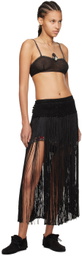 Bode Black Jannie Bra