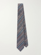 Missoni - 7cm Crochet-Knit Silk Tie - Blue