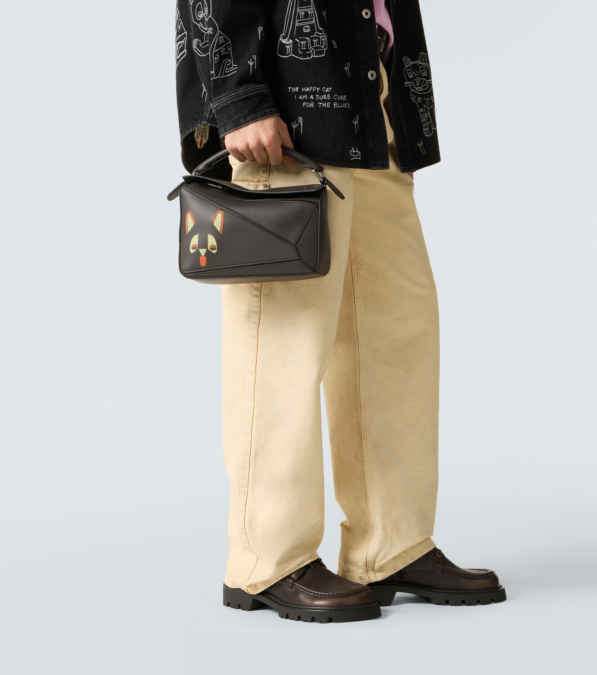 Loewe x Louis Wain Puzzle top-handle bag
