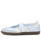 Adidas Women's Samba Jane W Sneaker in Crystal Sky/Cream White/Gum