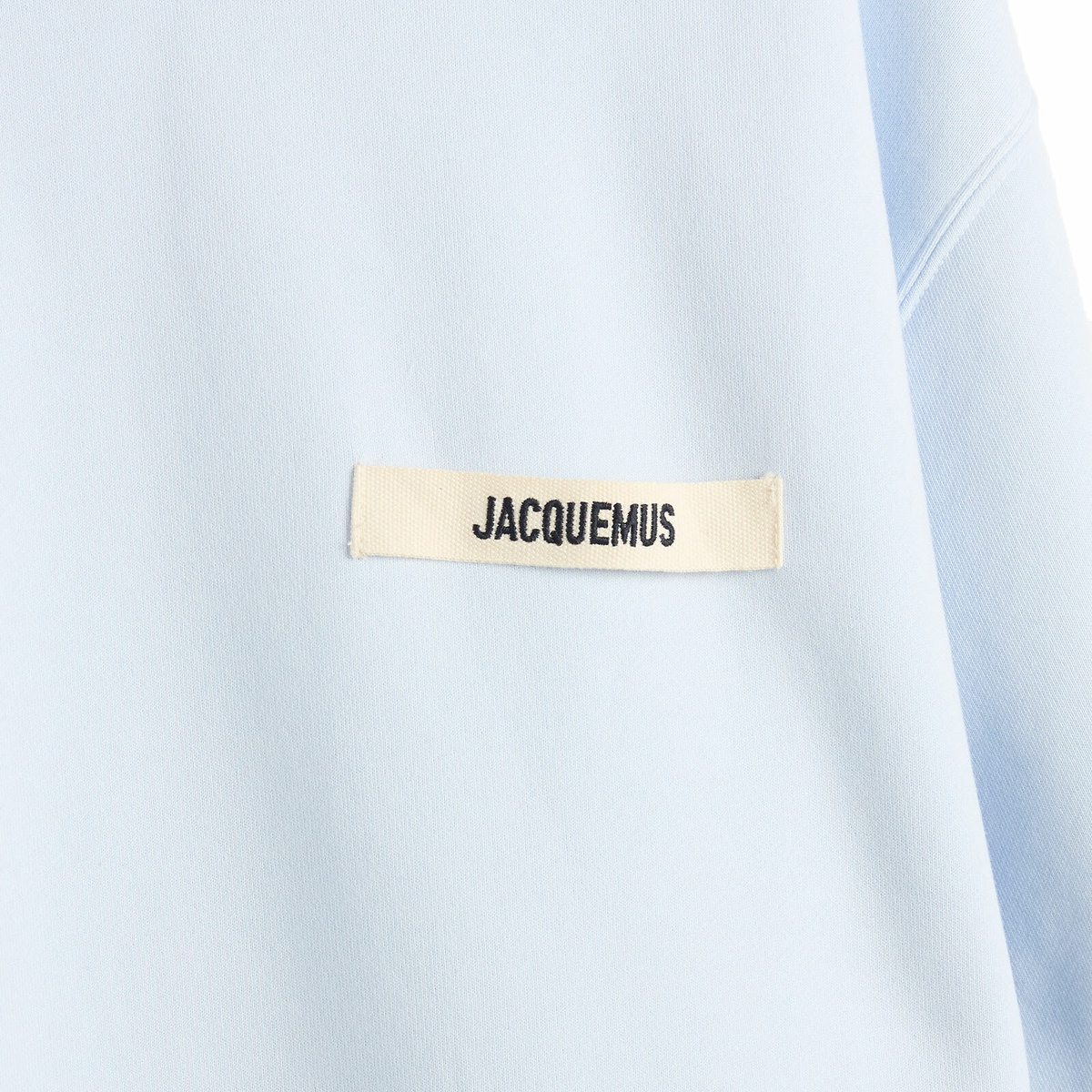 Jacquemus Men's Grosgrain Sweatshirt in Light Blue 2