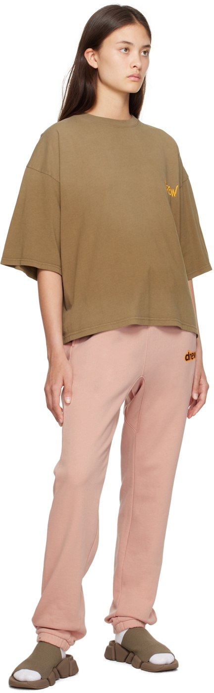 drew house Khaki Scribble T-Shirt