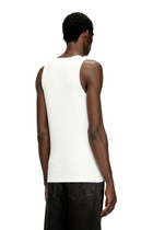 Diesel Cotton tank top with logo - T-Shirts Mens in White