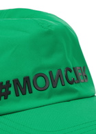 Moncler Grenoble Logo Shell cap - Green